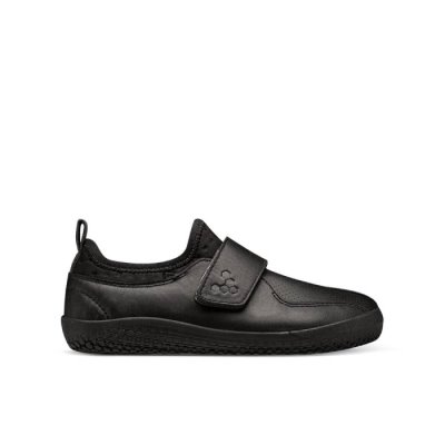 Vivobarefoot Primus School II - Dětské Školní Obuv Černé (IGA458321)